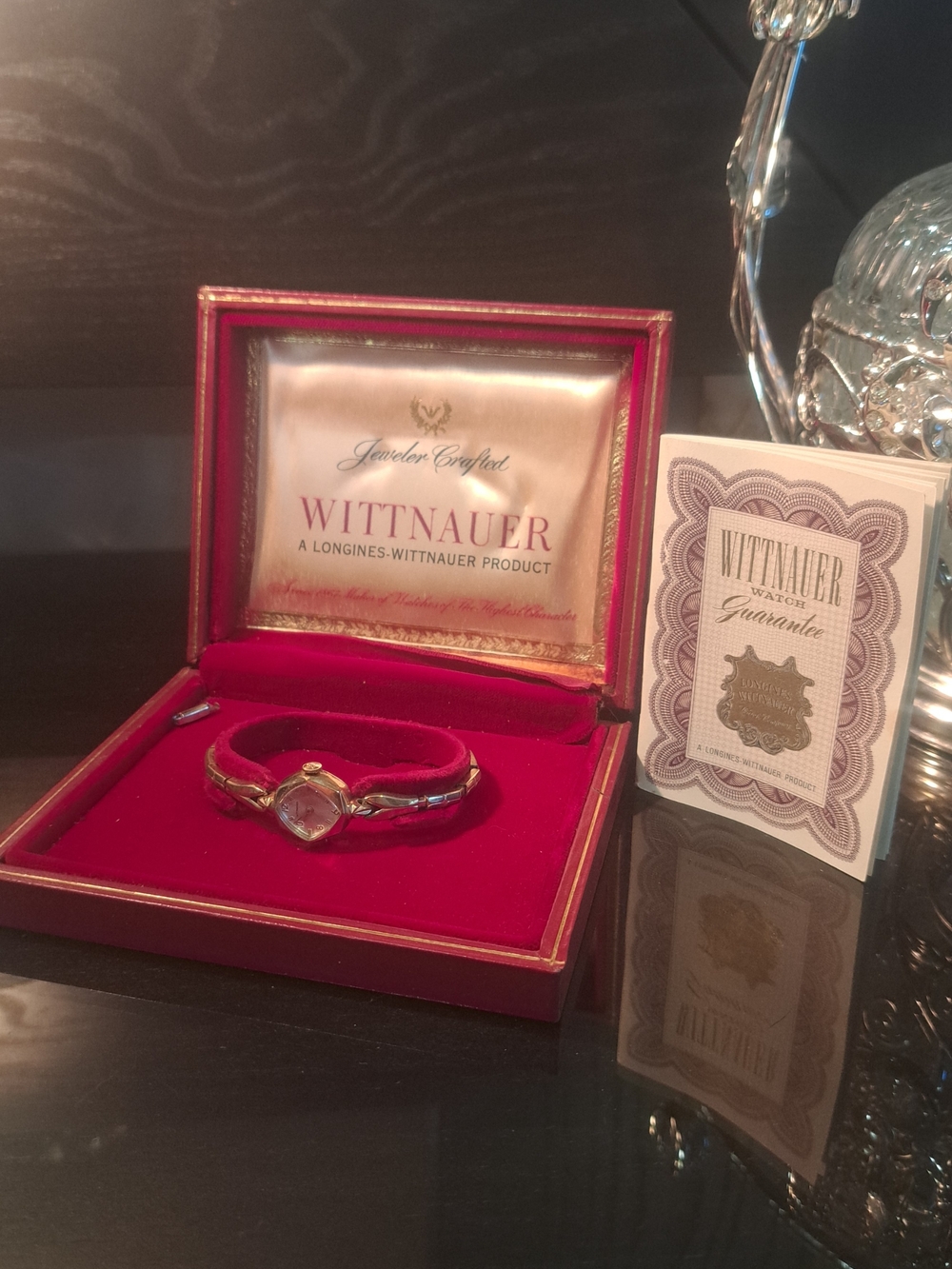 VINTAGE Wittnauer Women's Gold-Tone Bracelet Watch.  May Need Servicing.
